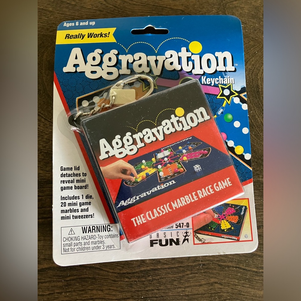 Aggravation Keychain Game (Basic Fun, 2001)